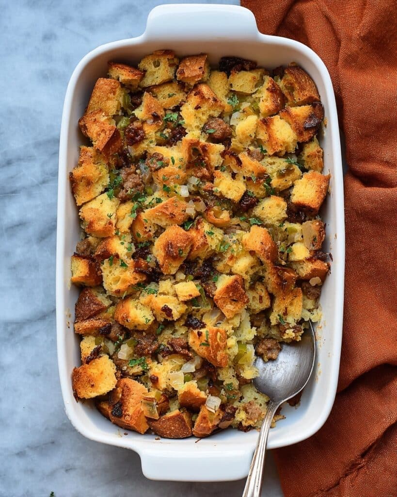 Easy Sausage & Herb Stuffing Recipe