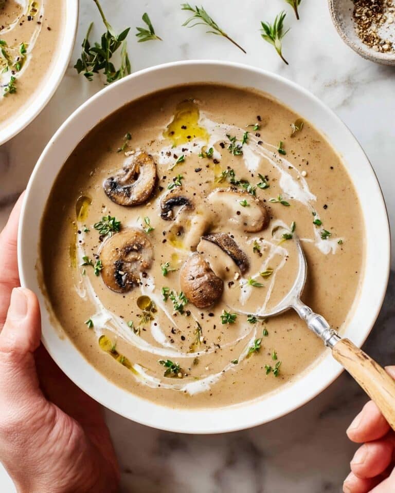 Creamy Mushroom Soup Recipe