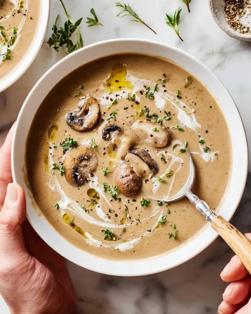 Creamy Mushroom Soup Recipe