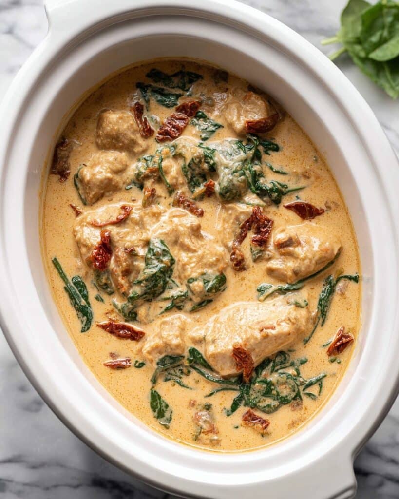 Crockpot Tuscan Chicken Recipe