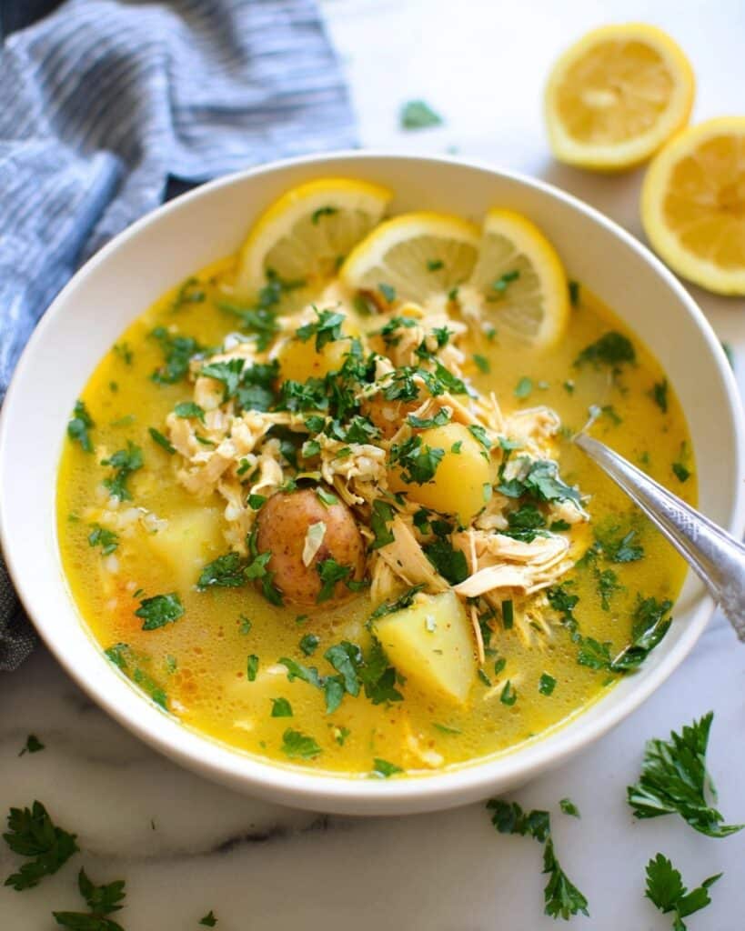 Sunshine Lemon Chicken Chowder (Crockpot, Instant Pot, Stovetop!) Recipe
