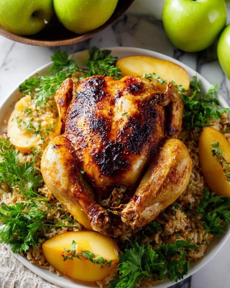 Apple Cider Glazed Roast Chicken Recipe