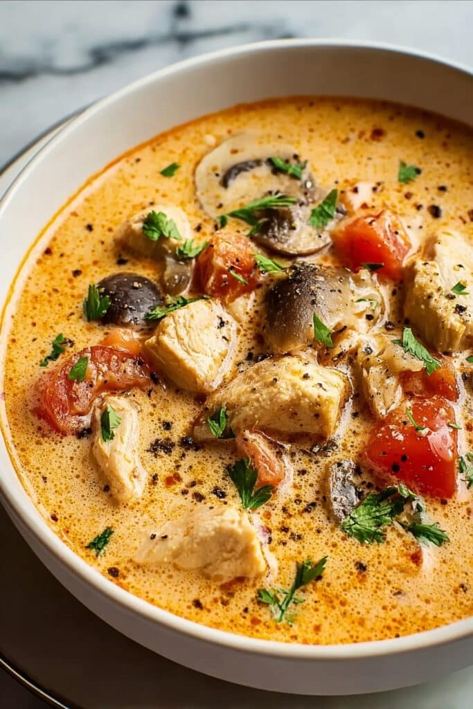Creamy Cajun Chicken Soup Recipe