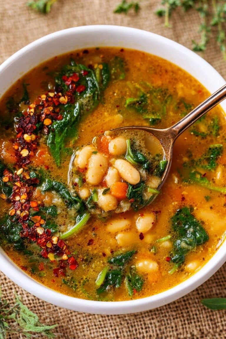 Hearty Tuscan White Bean Soup Recipe