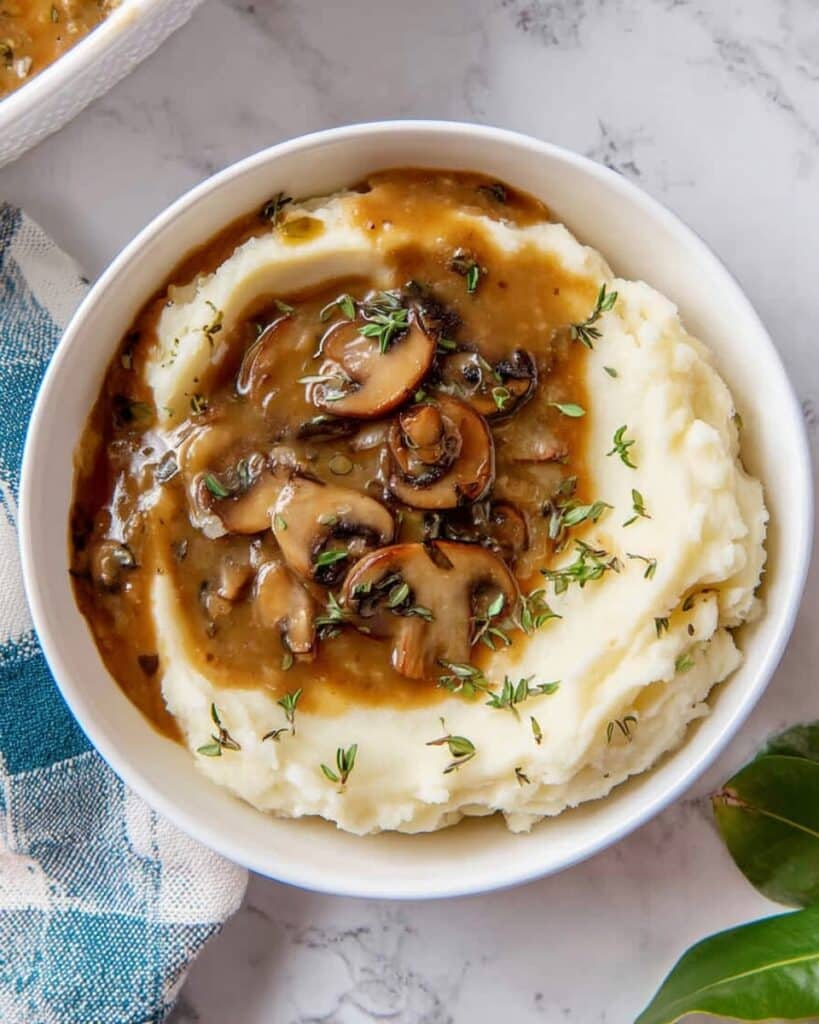 Creamy Mushroom Gravy Recipe