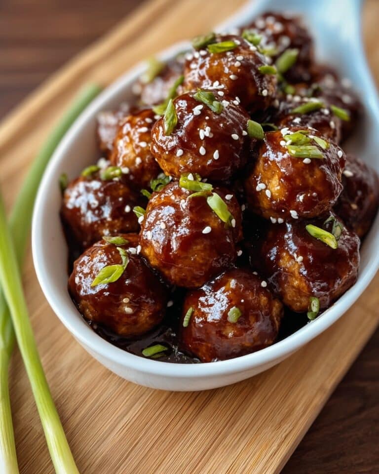 Asian Glazed Turkey Meatballs Recipe