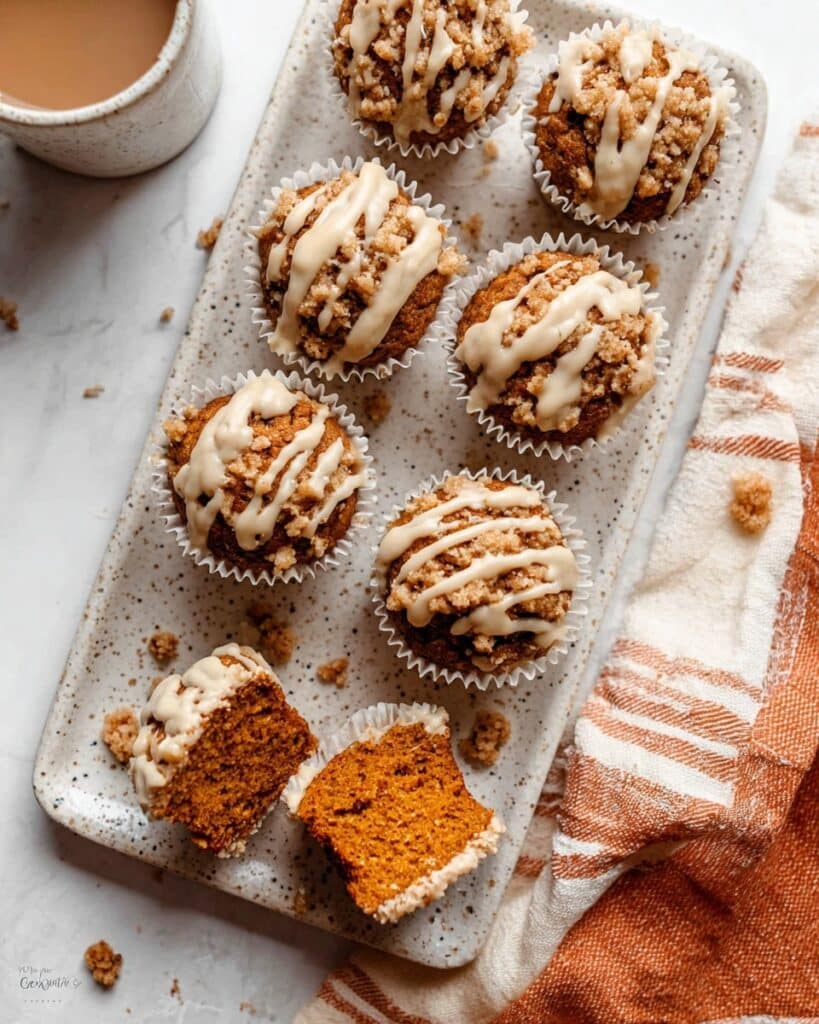 Pumpkin Crumb Cake Muffins Recipe