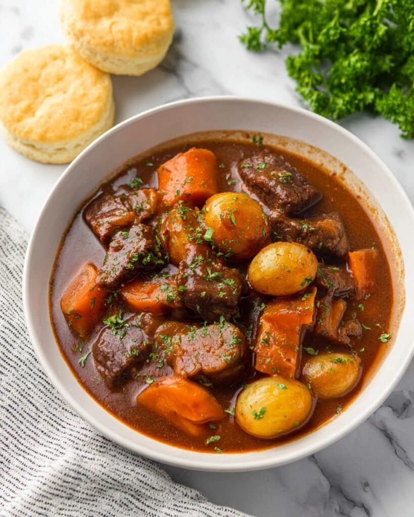 Honey Balsamic Slow Cooker Beef Stew Recipe