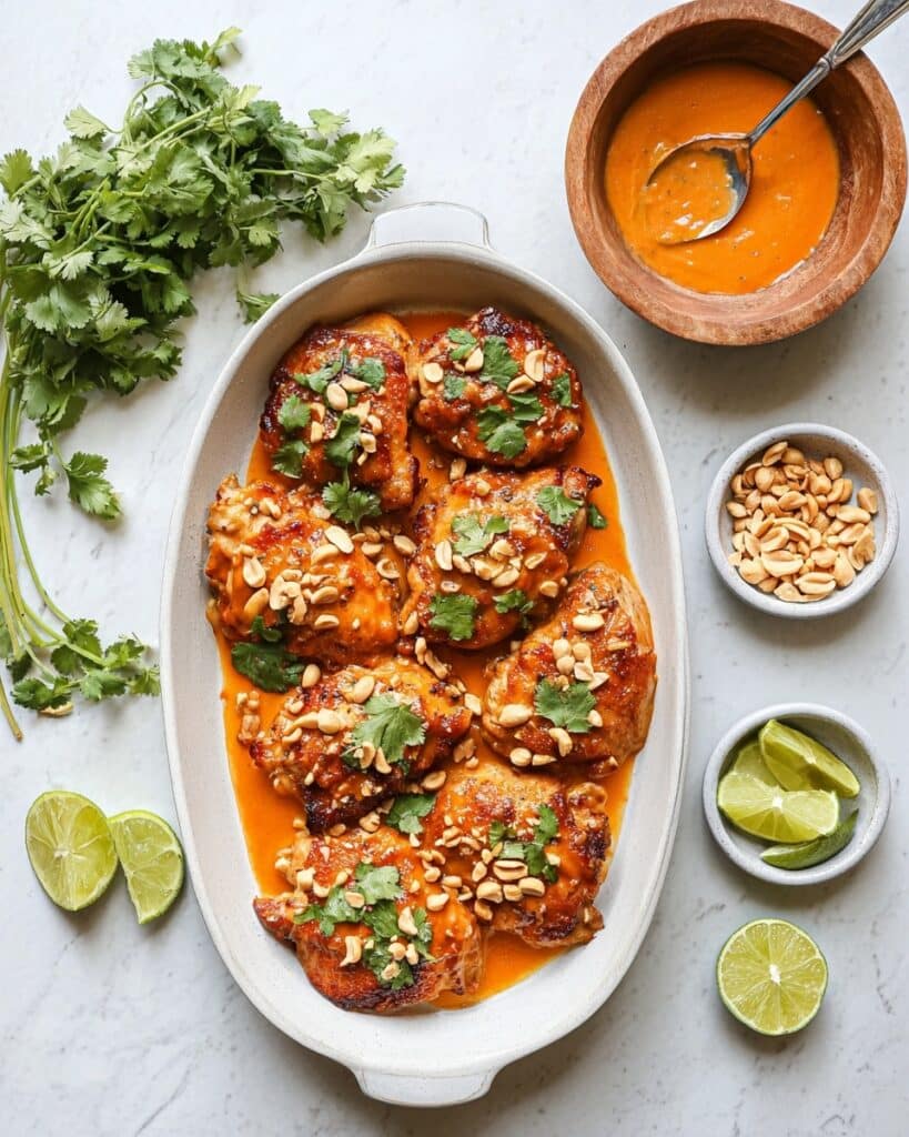 Easy Slow Cooker Satay Chicken with Coconut Milk Recipe