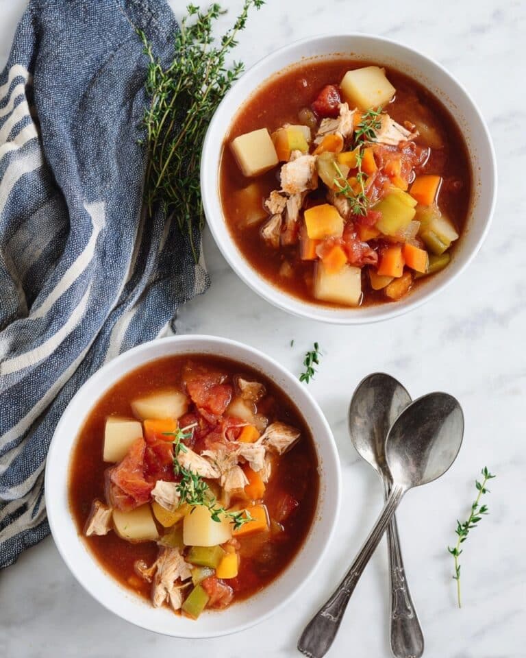Slow Cooker Tuscan Chicken Stew with Vegetables Recipe