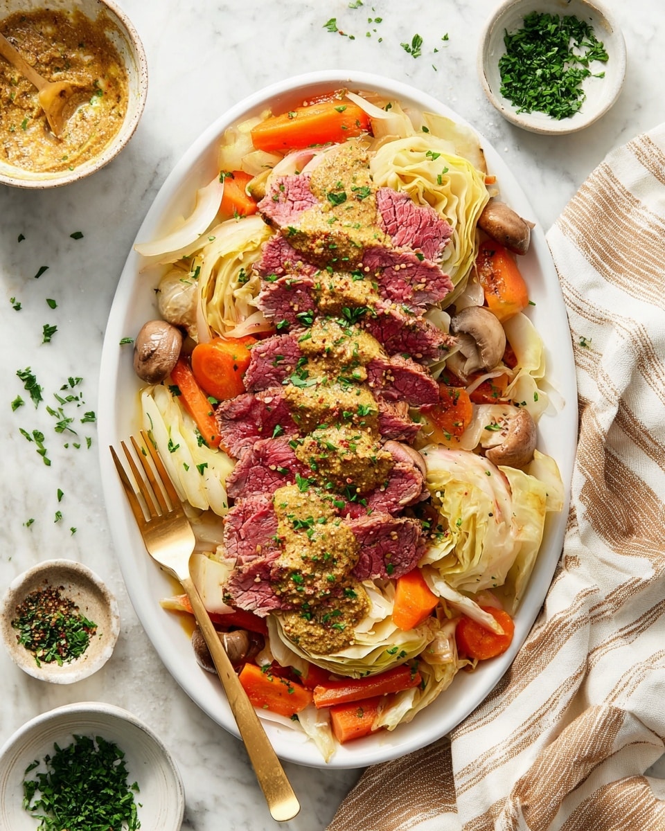 Slow Cooker Corned Beef and Cabbage Recipe
