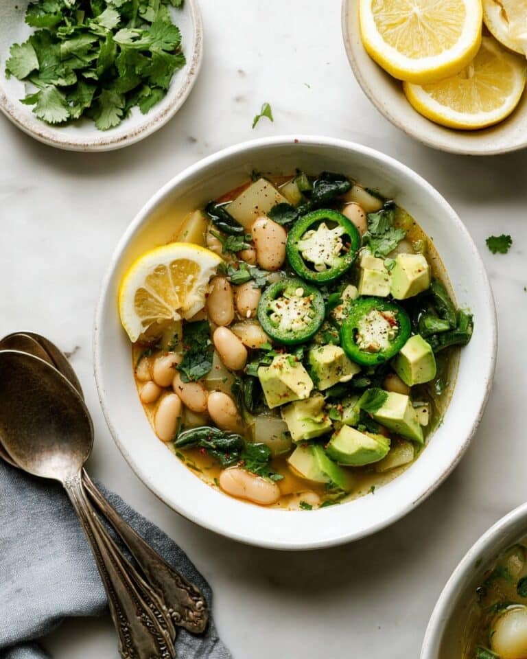 Slow Cooker Green Chile Bean Stew Recipe