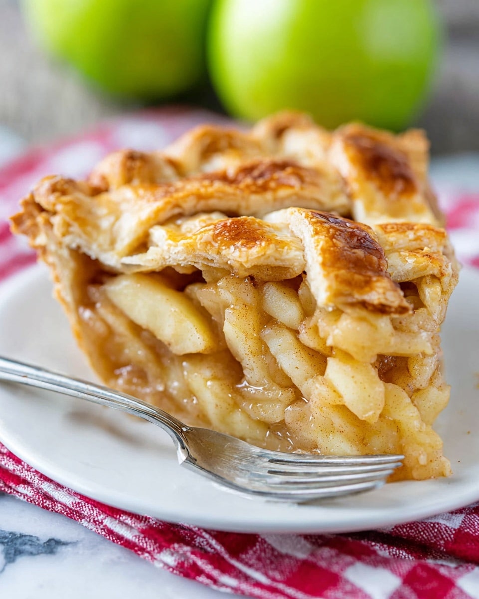 The image shows eight green apples with smooth skins arranged in a group on the left side over a light wooden surface. To the right, there are two round dough pieces wrapped in clear plastic. Below them, a small white bowl with a dark brown powder, a block of butter partially unwrapped, an orange bowl filled with white flour, a red bowl filled with white sugar, and a small clear glass container with a transparent liquid are all placed next to each other. The background is a white marbled texture photo taken with an iphone --ar 4:5 --v 7