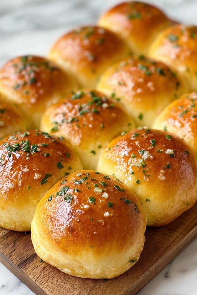 Garlic Butter Dinner Rolls Recipe