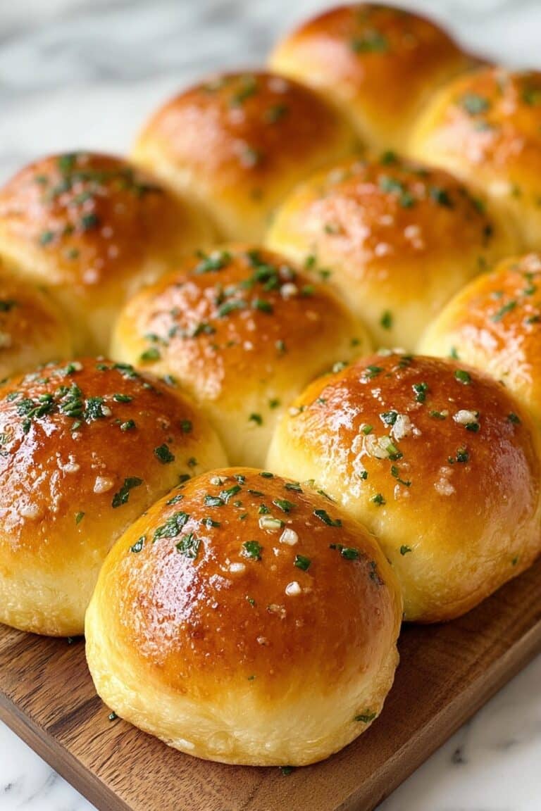 Garlic Butter Dinner Rolls Recipe