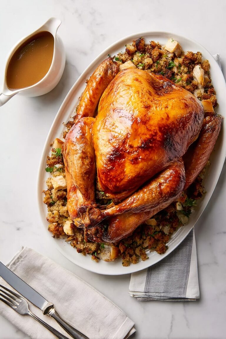 Juicy Roast Turkey with Cheesecloth Recipe