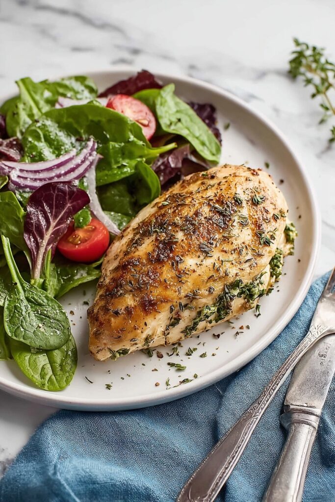 Spinach Stuffed Chicken Breast Recipe
