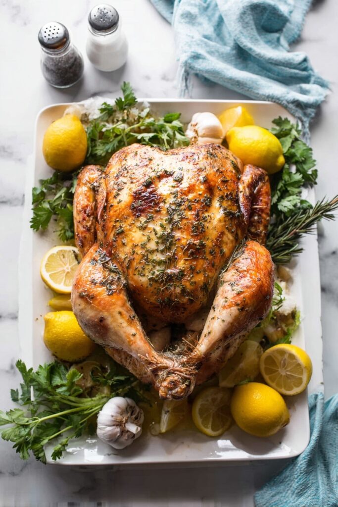 Perfect Herb Butter Roasted Thanksgiving Turkey Recipe