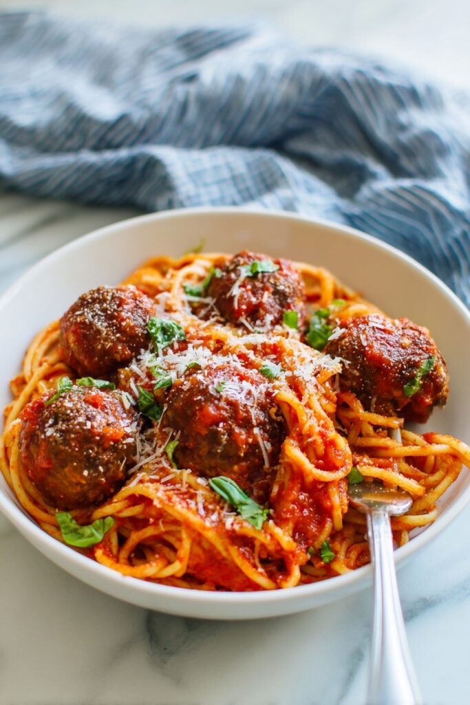 Easy Homemade Spaghetti and Meatballs Recipe