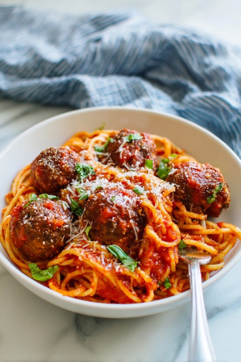 Easy Homemade Spaghetti and Meatballs Recipe