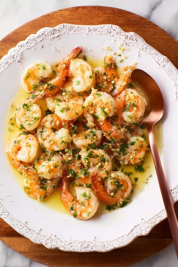 Garlic Shrimp Scampi with Herb Sauce Recipe