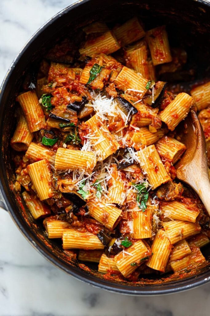 Roasted Eggplant Pasta alla Norma Recipe