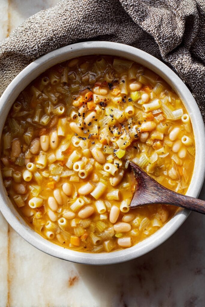 Creamy Pasta e Fagioli Soup Recipe