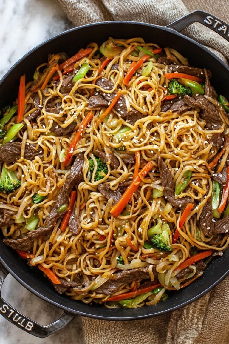 Quick Beef Lo Mein Stir-Fry Recipe