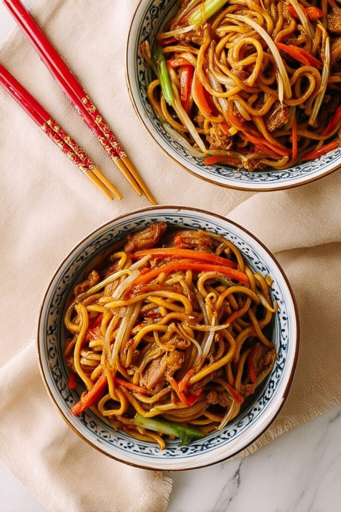 Easy Restaurant-Style Chicken Lo Mein Recipe