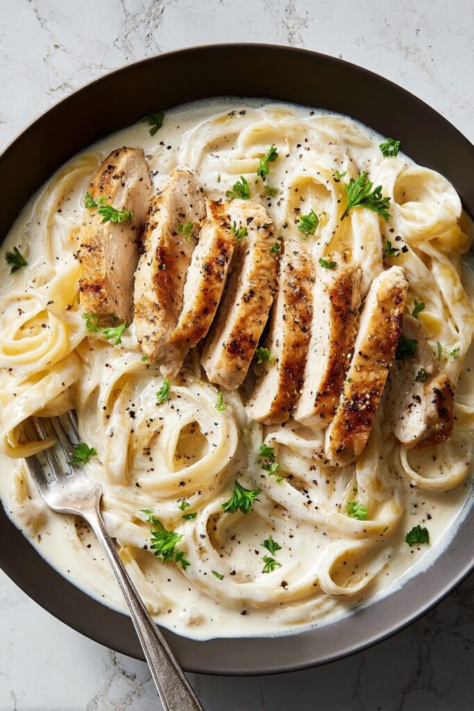 Creamy Chicken Alfredo Pasta Recipe