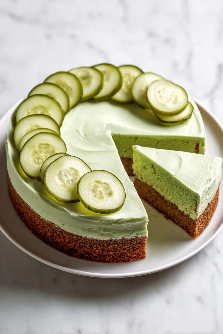 Sweet and Tangy Pickle Cake Recipe