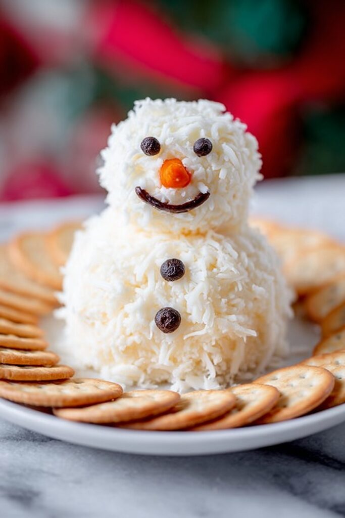 Ranch Snowman Cheeseball Recipe
