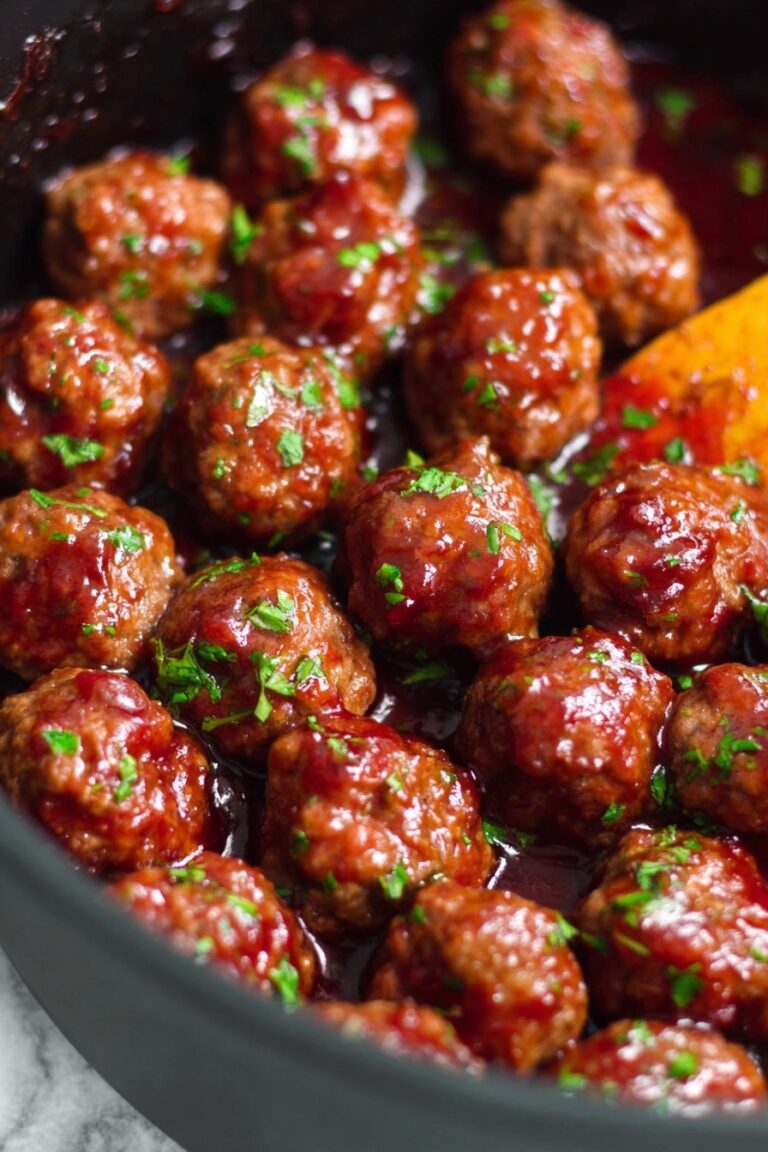 Cranberry Slow Cooker Meatballs Recipe