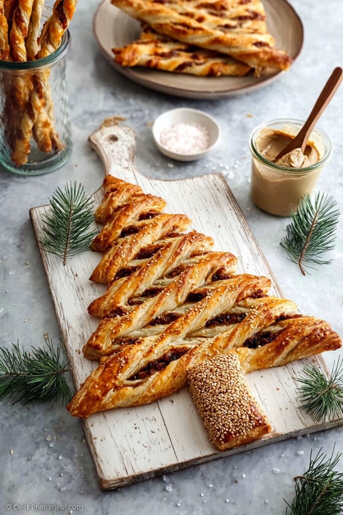 Puff Pastry Christmas Tree Appetizer Recipe