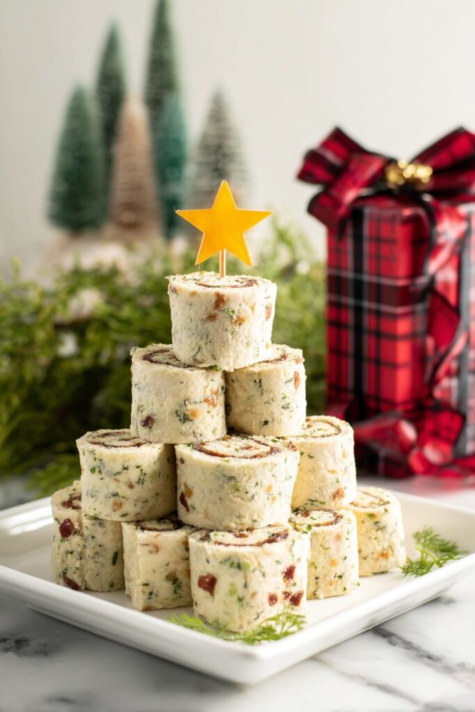 Cream Cheese Pinwheels with Red Peppers Recipe