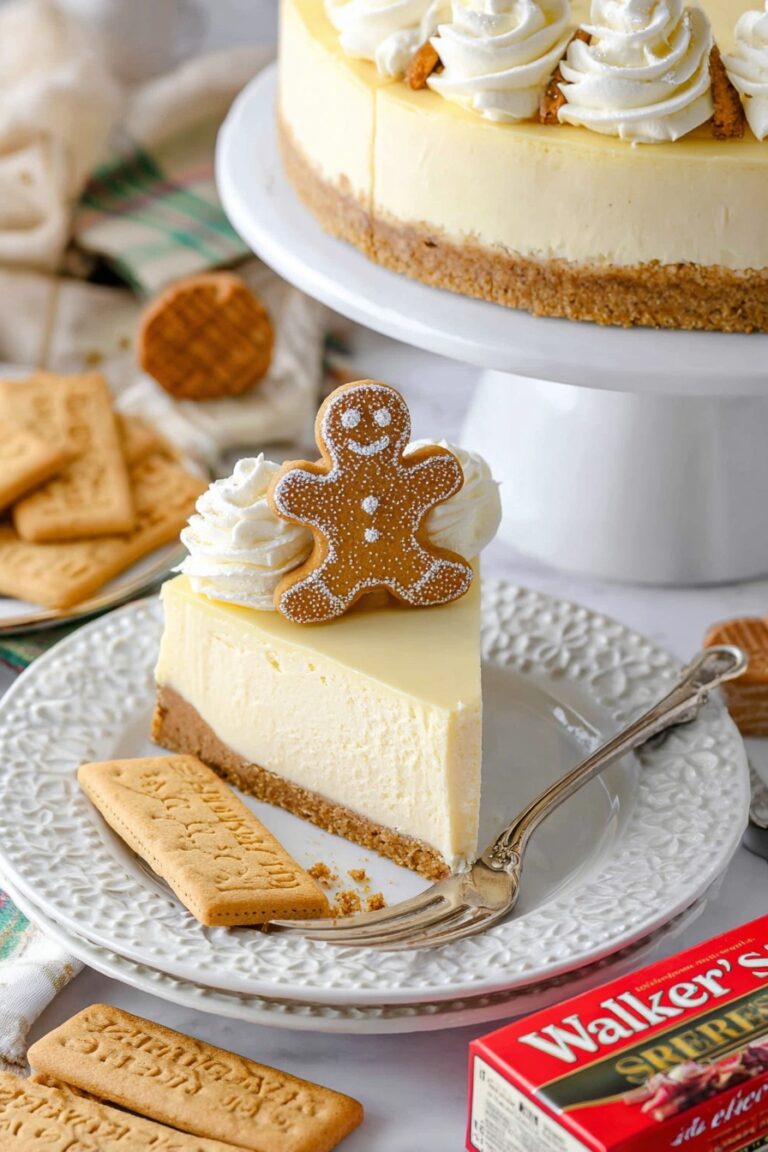 Gingerbread Cheesecake with Molasses Mousse Recipe