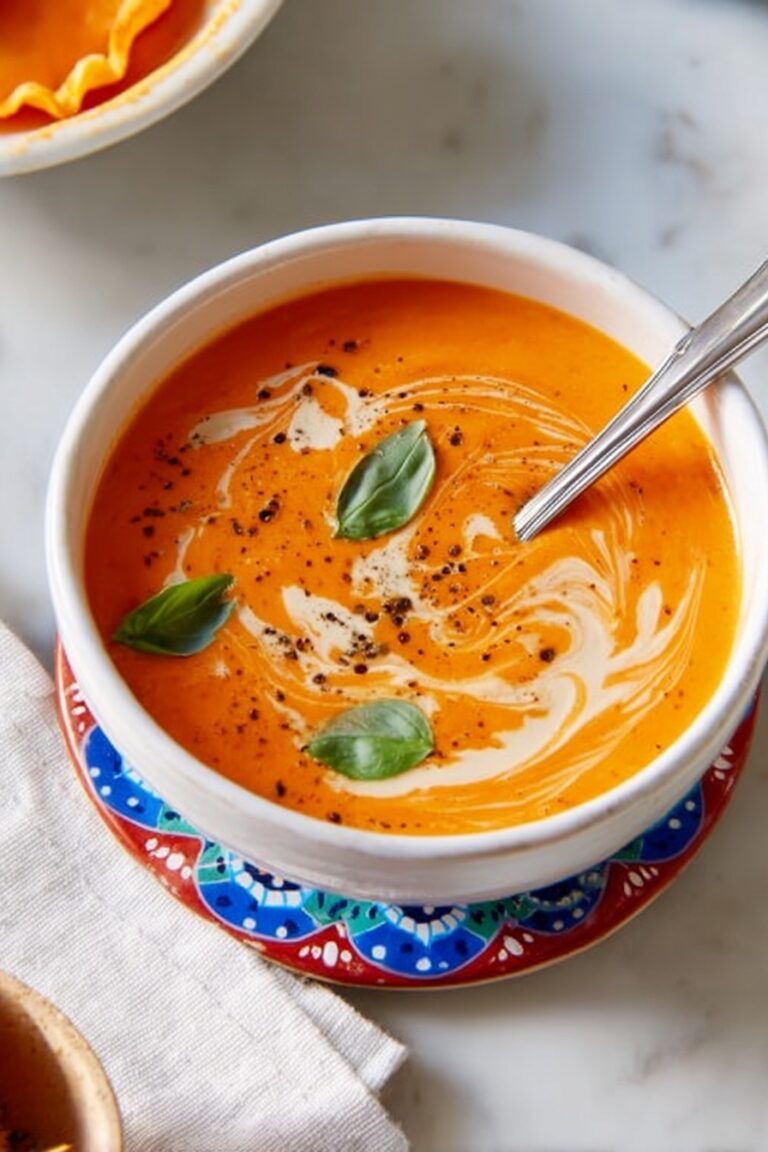 Roasted Red Pepper Ravioli Soup Recipe