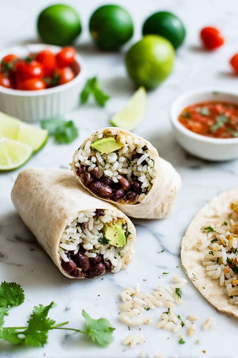 Bean and Rice Burrito Recipe