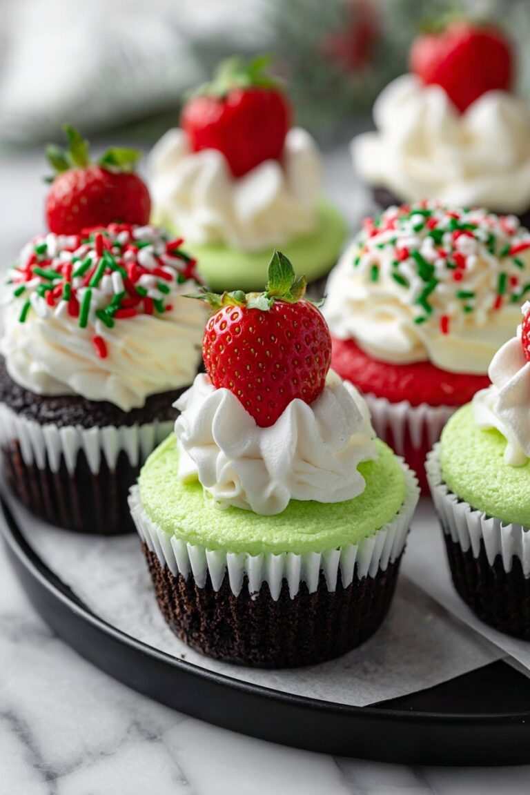 Grinch Green Mini Cheesecakes Recipe