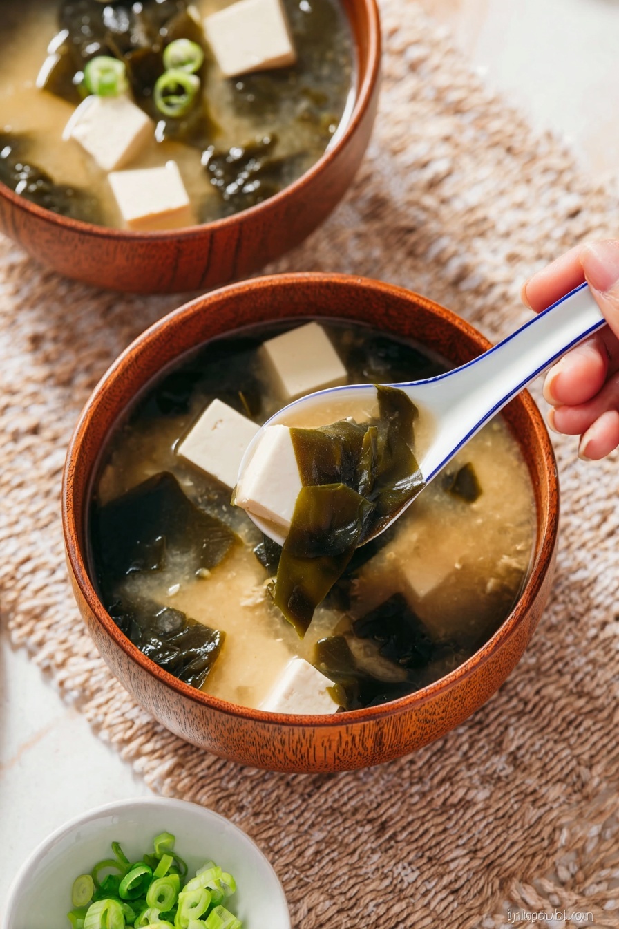 Quick Gluten-Free Miso Soup Recipe - Serving