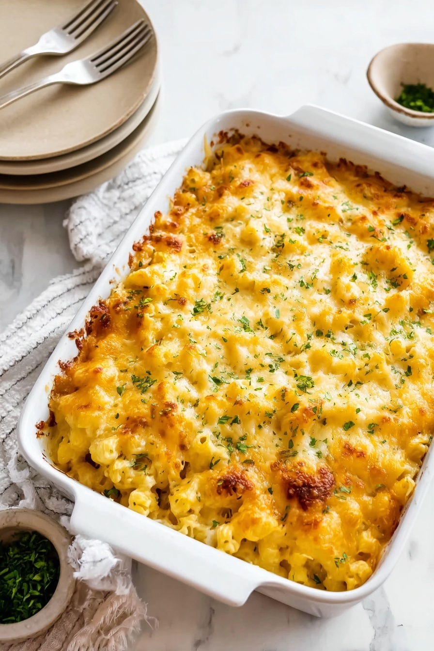 Cheeseburger Pasta Casserole Recipe - Serving