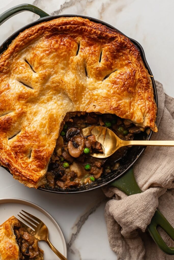 Vegan Mushroom Pot Pie Recipe