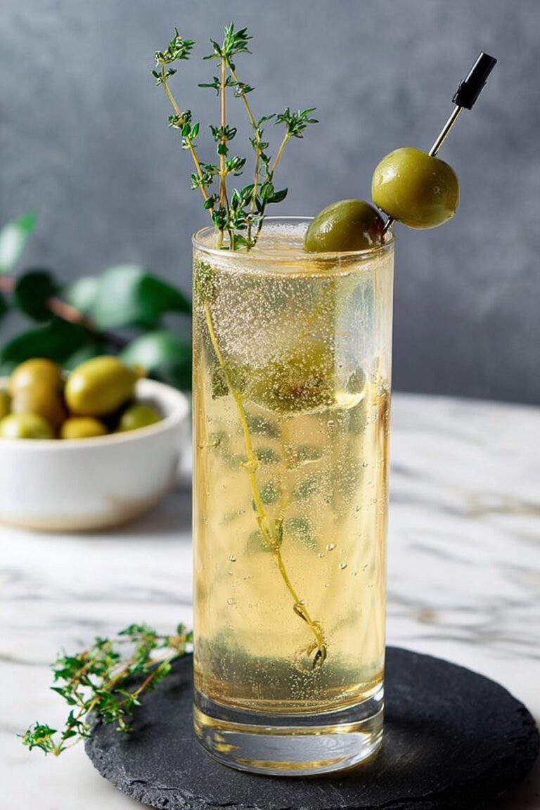Dirty Spritz with Citrus and Olives Recipe