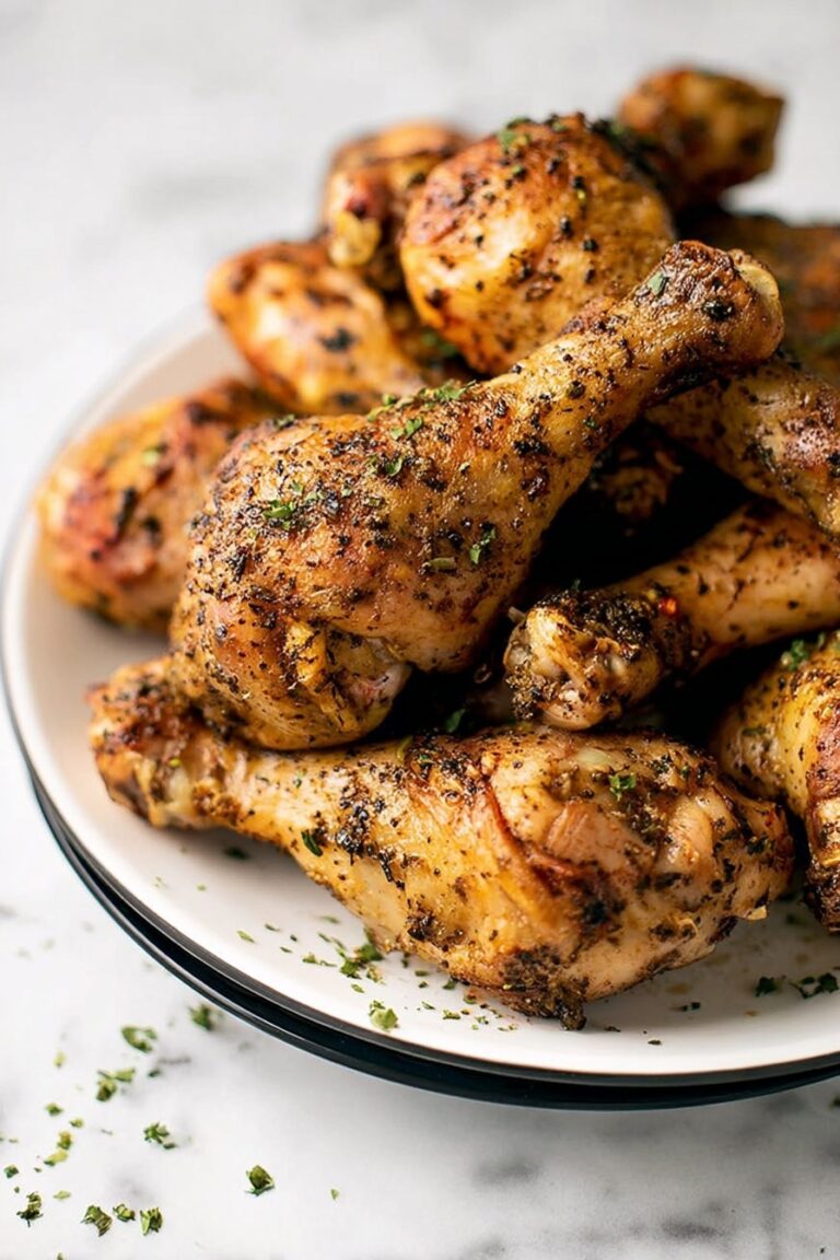 Crispy Baked Chicken Legs Recipe