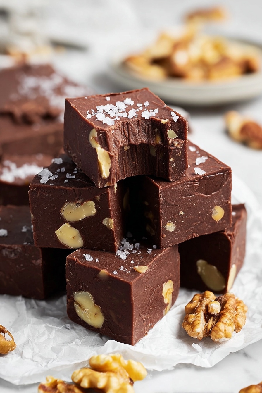 Easy No-Fail Chocolate Fudge Recipe - Serving