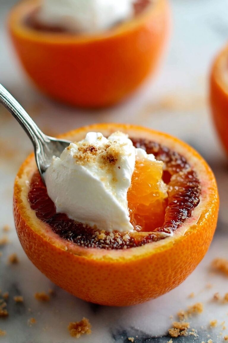 Caramelized Grapefruit with Brown Sugar Crust Recipe