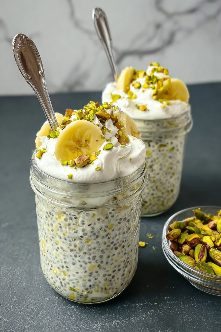 Creamy Pistachio Overnight Oats with Protein Recipe