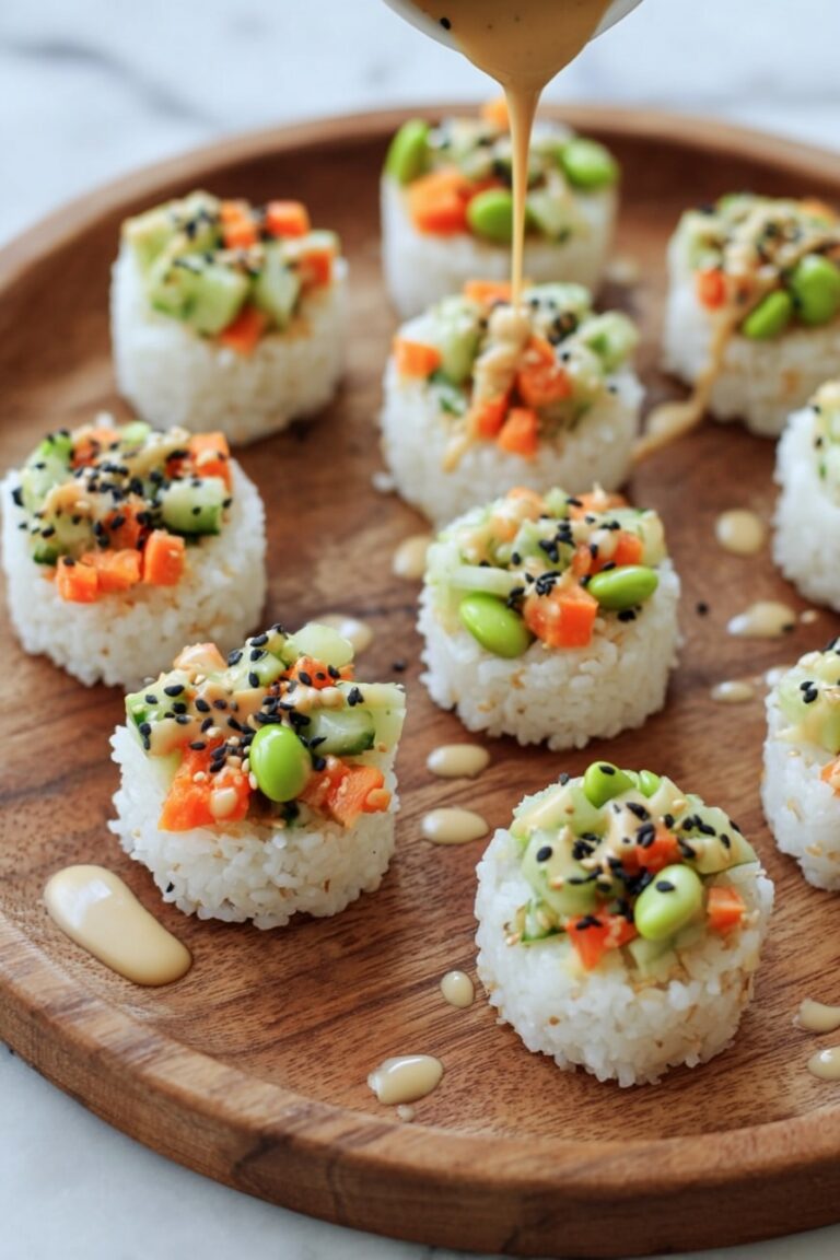 Easy Sushi Cups with Spicy Mayo Recipe