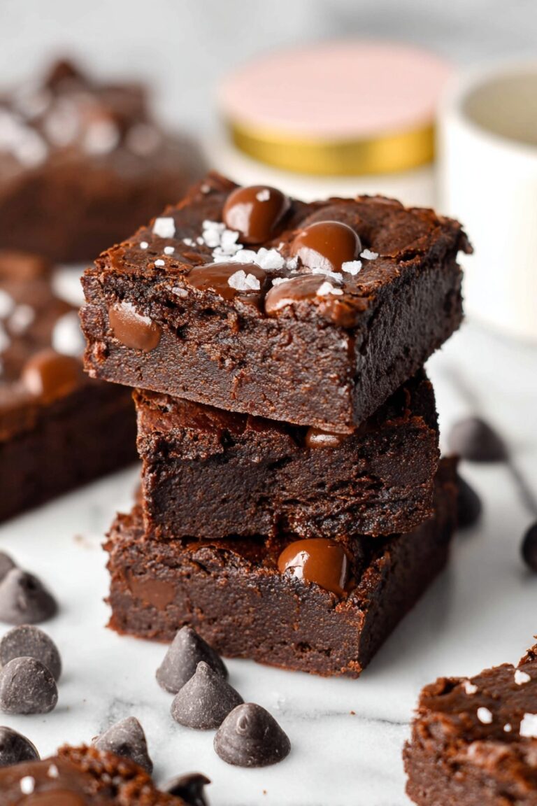 Greek Yogurt Brownies with Chocolate Chips Recipe