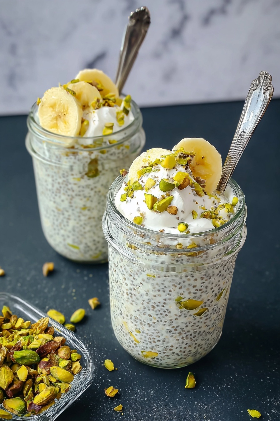 Creamy Pistachio Overnight Oats with Protein Recipe - Serving